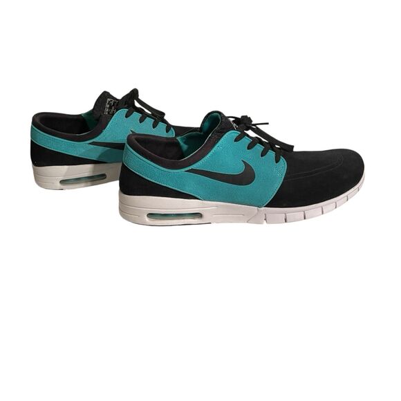Men’s Nike SB Stefan Janoski Max sneaker black and mint colorway. Size 13 - Picture 6 of 12